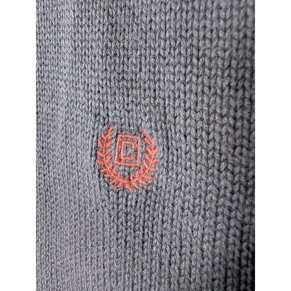 Vintage Chaps Men's Size XXL Navy Pullover Sweater Crest Preppy Classic - Picture 5 of 10